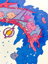 Load image into Gallery viewer, Bedtime Story Risograph Print (Small) | Natalie Andrewson (CA)