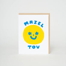 Load image into Gallery viewer, Mazel Tov Congratulations Letterpress Card | Egg Press (OR)