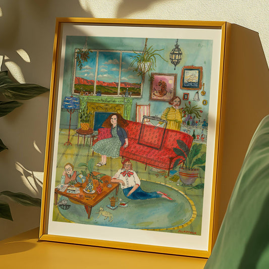 Other People's Living Rooms Print | Jill Kittock (MN)