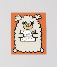 Load image into Gallery viewer, Dog with Mini Card Birthday Card | Wrap (England)