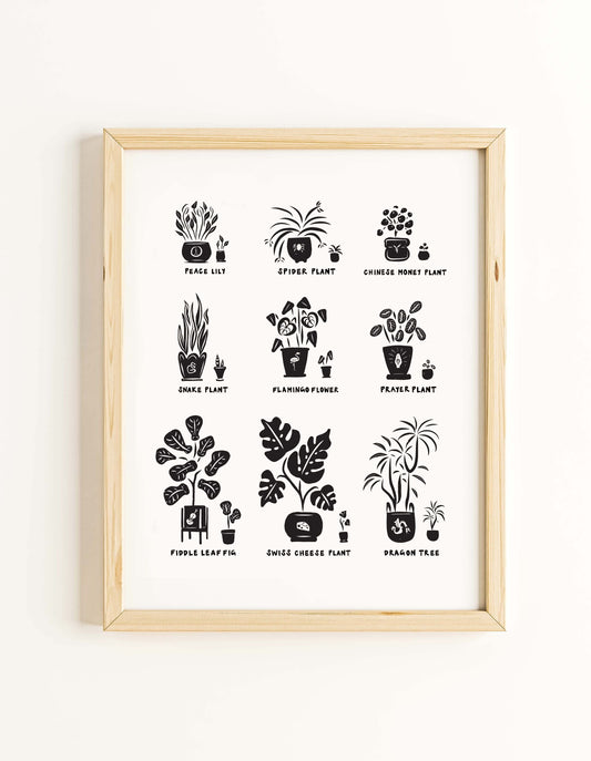 Baby Plants Illustrated Art Print | Ellen Orchard (TX)