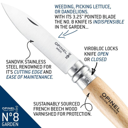 No.08 Folding Garden Knife | Opinel (France)