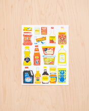 Load image into Gallery viewer, Asian Pantry Risograph Print | Christina Hu (CA)