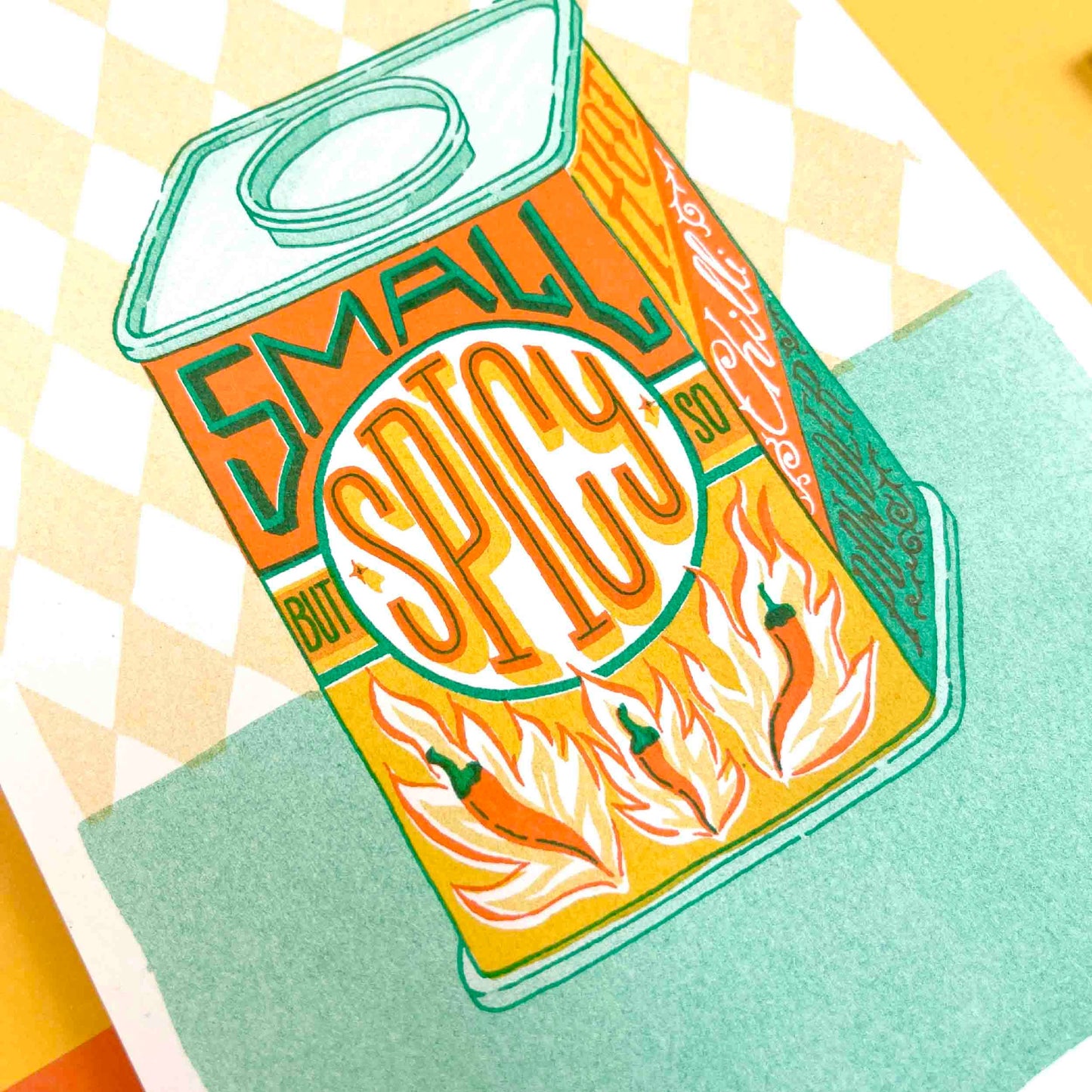 A5 Small but so Spicy - Spice tin | Jacqueline Colley (UK)