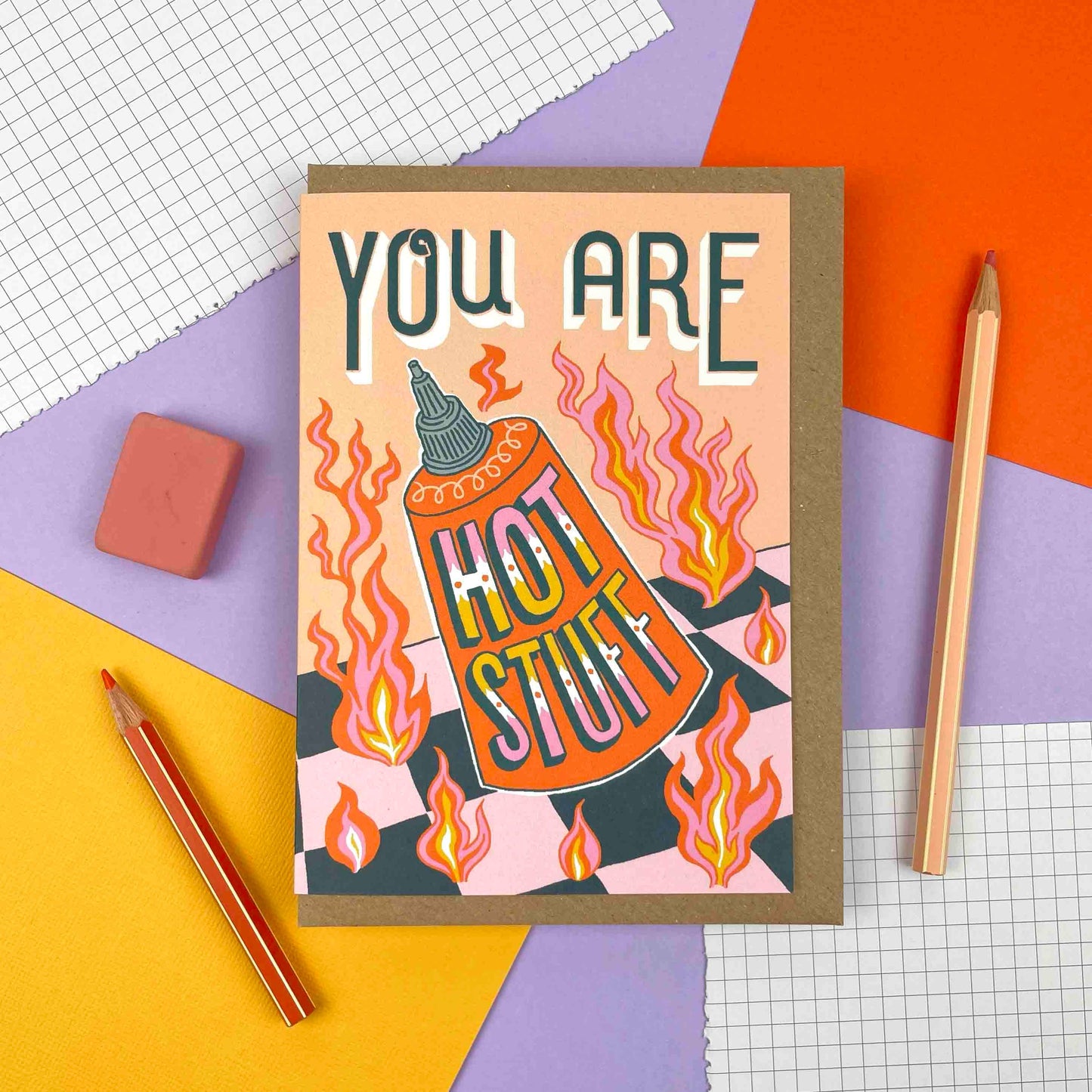 Hot Stuff, Spicy Sauce Card | Jacqueline Colley (UK)