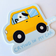 Load image into Gallery viewer, Crying In My Car Vinyl Sticker | Goyangii (CA)