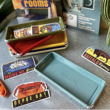 Load image into Gallery viewer, Dulton Metal Desk Tray | Grey Green | Dulton/Bonox (Japan)