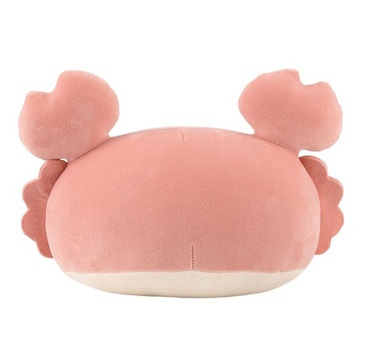 Marshmallow Aquamie Crab Plush Cushion | Liv Heart (Japan)