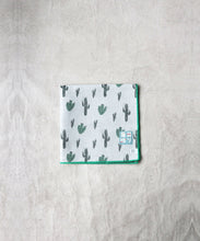 Load image into Gallery viewer, Cactus Banshu-Ori Handkerchief | Kivisdou (Japan)