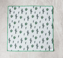Load image into Gallery viewer, Cactus Banshu-Ori Handkerchief | Kivisdou (Japan)