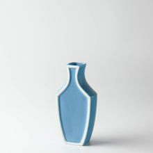Load image into Gallery viewer, Ceramic Framed Flower Vase | Blue | Oda Pottery (Japan)