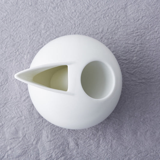 Porcelain Sphere Sake Set | Usuzumi-iro (Pale Ink) | Jozan (Japan)