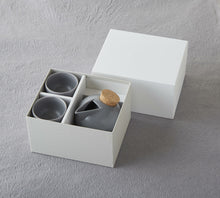 Load image into Gallery viewer, Porcelain Sphere Sake Set | Blue | Jozan (Japan)