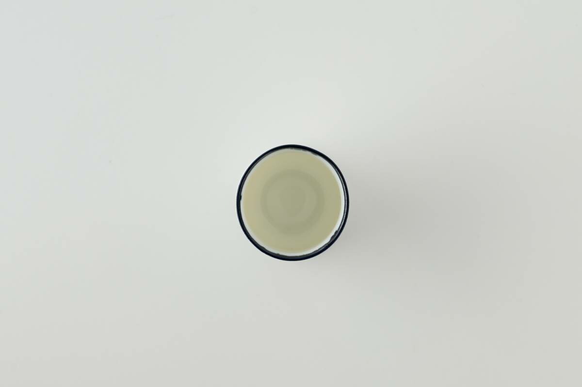 Miyama White Line Gui Cup with Hinoki Masu | 45cc | Yamani (Japan)