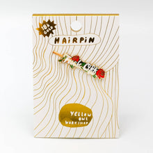 Load image into Gallery viewer, Fuck Off Gold Hairpin | Yellow Owl Workshop (CA)