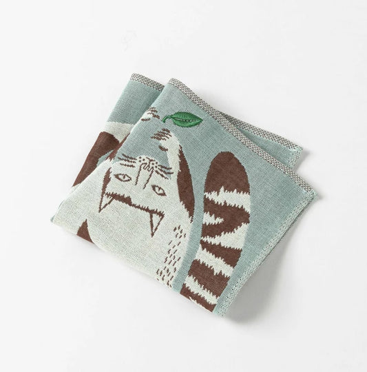 Cat Cotton Gauze Handkerchief Towel | MoritaMiW (Japan)