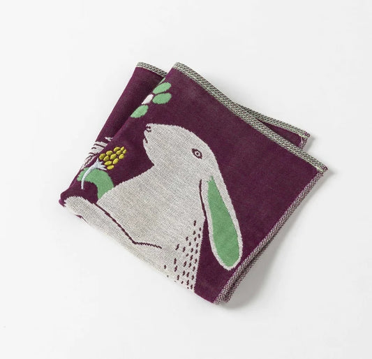 Hare Cotton Gauze Handkerchief Towel | MoritaMiW (Japan)