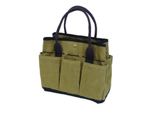 Load image into Gallery viewer, Waxed Canvas Utility Tote | Murataya Sangyo (Japan)