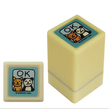 Load image into Gallery viewer, Ganaha Yoko Mini Stamp | Cat + Panda | KODOMO NO KAO Co., Ltd.(Japan)