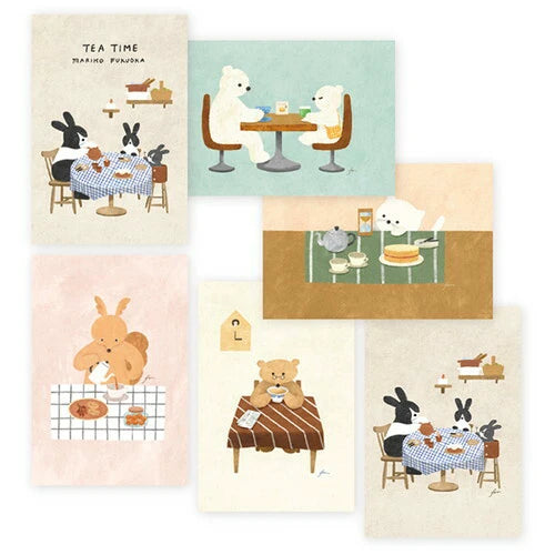 Everyday Moments Illustrated Postcard Set| Mariko Fukuoka x Hyogensha(Japan)