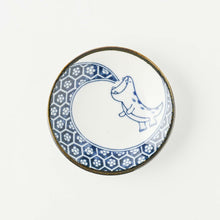 Load image into Gallery viewer, Edokko Dinosaur Plate | Blue Flame Dragon | Mino Ware (Japan)