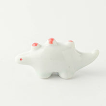 Load image into Gallery viewer, Edo Stegosaurus Dinosaur Porcelain Chopsticks Rest (Japan)