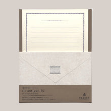 Load image into Gallery viewer, Antique Classic Retro Letter Set | Purple | All Antique (Japan)