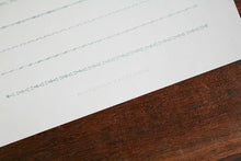 Load image into Gallery viewer, Antique Tools Classic Retro Letter Set | Gray Blue | All Antique (Japan)