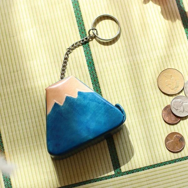 Leather Mt. Fuji Key Case (Japan)
