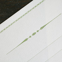 Load image into Gallery viewer, Antique Mini Stationery Paper | Green Tea | All Antique (Japan)