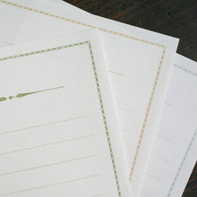 Load image into Gallery viewer, Antique Mini Stationery Paper | Green Tea | All Antique (Japan)