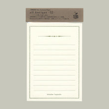 Load image into Gallery viewer, Antique Mini Stationery Paper | Green Tea | All Antique (Japan)