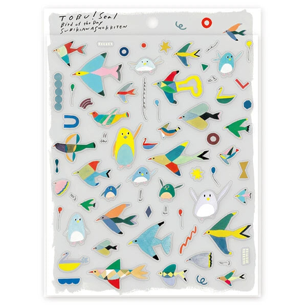 Illustrated Sticker Sheet | 2024 Autumn Collection | cozyca / Hyogensha (Japan)