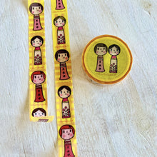 Load image into Gallery viewer, Cokechichan Washi Tape | Yellow | Squirrel (Japan)