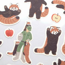 Load image into Gallery viewer, Red Panda and Keeper Sticker Sheet | NB Co. (Japan)