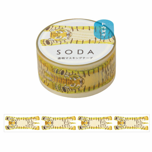SODA Clear Film Tape | Tiger | Kingjim (Japan)
