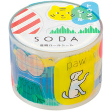 Load image into Gallery viewer, SODA Clear Film Sticker Tape | Mixed Shapes | Kingjim (Japan)