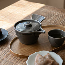 Load image into Gallery viewer, Suzume Chaki Teapot | Sumi Ink| Oda Pottery (Japan)