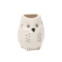 Load image into Gallery viewer, Animal Motif Porcelain Flower Vase | Owl | Creer (Japan)