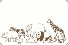 Load image into Gallery viewer, Animal Mini Message Letterpress Card | Matoka (Japan)