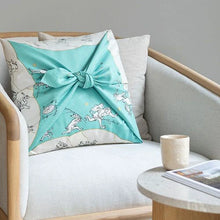 Load image into Gallery viewer, Frogs and Rabbits (Blue) Furoshiki Wrapping Cloth | Musubi (Japan)