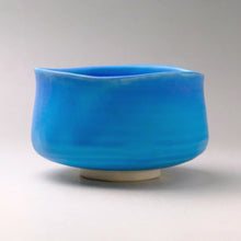 Load image into Gallery viewer, Turkish Glaze Deep Blue Matcha Bowl | Mino Ware (Japan)