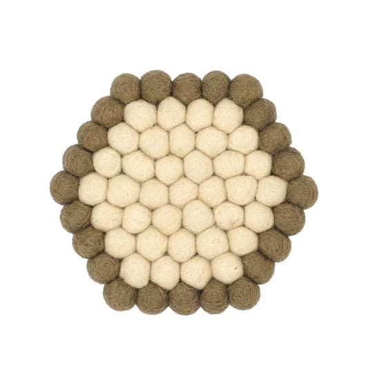 Felted Wool Ball Coaster | Tomo (Japan)