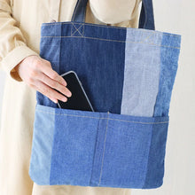 Load image into Gallery viewer, Patchwork Denim Tote Bag (Japan)