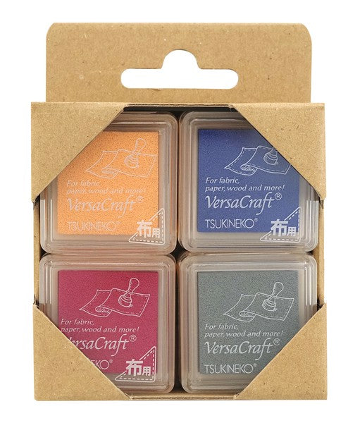 City Pop Palette Ink Pad Set of 4 | VersaCraft Tsukineko(Japan)