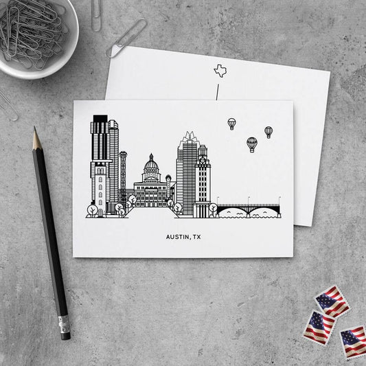 Austin, Texas Mini Art Print | Kelly Renay (TX)