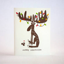 Load image into Gallery viewer, Merry Christmoose Card | Fugu Fugu Press (CA)
