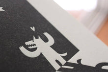 Load image into Gallery viewer, You Are My Moon Letterpress Card | Fugu Fugu Press ( CA)