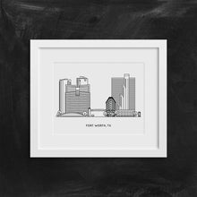 Load image into Gallery viewer, Fort Worth, Texas Mini Art Print | Kelly Renay (TX)