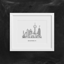 Load image into Gallery viewer, San Antonio, Texas Mini Art Print Kelly Renay (TX)